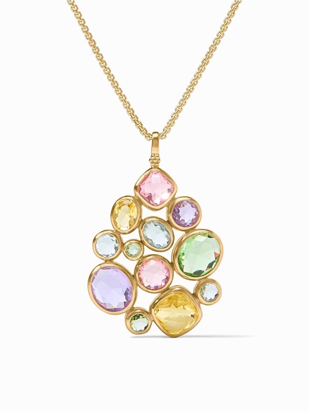 NWOT Julie Vos Kaleidoscopes Statement Pendant Necklace